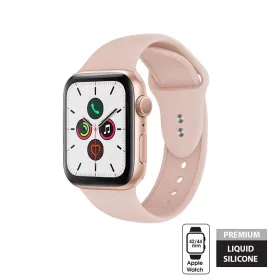   Crong Liquid szíj Apple Watch 42/44 / 45mm (rózsaszín homok)
