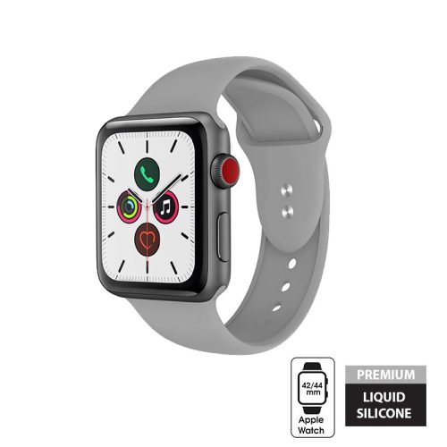 Crong Liquid szíj Apple Watch 42/44 / 45mm (szürke)