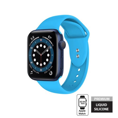 Crong Liquid szíj Apple Watch 42/44 / 45mm (kék)