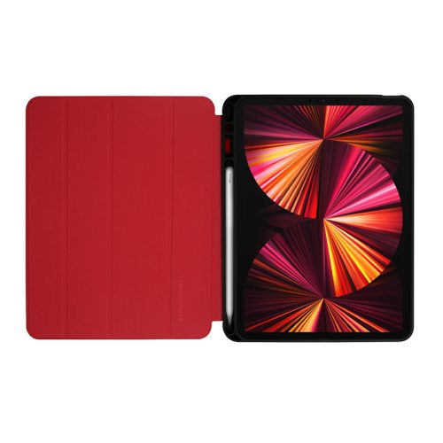 Crong FlexFolio - tok iPad Pro 11 "(2021) / ipad Air 4 10.9" alma ceruzával (piros)