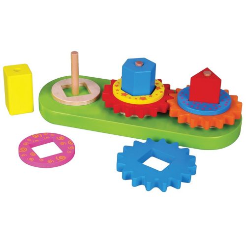 Viga Toys - játék geometriai formák és fogaskerekek