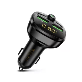   WEKOME WP-C26 - Bluetooth / MicroSD / 2x USB-A FM transmitter + 17W autós töltő fekete