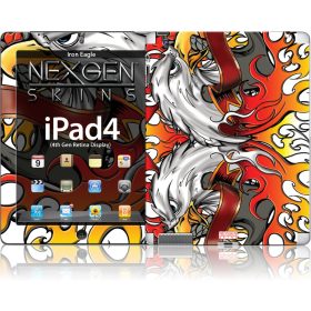   Nexgen Skins 3D hatással iPad 2/3/4 (Iron Eagle 3D) készülékhez