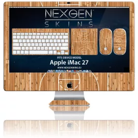   Nexgen Skins 3D hatással iMac 27"-hez (Hardwood Classic 3D)