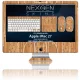 Nexgen Skins 3D hatással iMac 27"-hez (Hardwood Classic 3D)