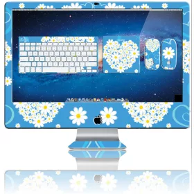   Nexgen Skins 3D hatással iMac 27"-hez (Hearts and Daisies 3D)