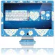 Nexgen Skins 3D hatással iMac 27"-hez (Hearts and Daisies 3D)