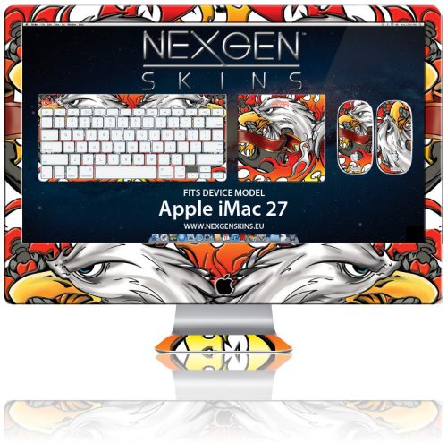 Nexgen Skins 3D hatással iMac 27"-hez (Iron Eagle 3D)
