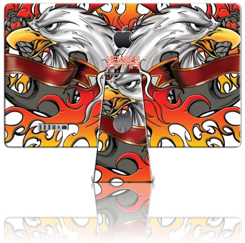 Nexgen Skins 3D hatással iMac 27"-hez (Iron Eagle 3D)