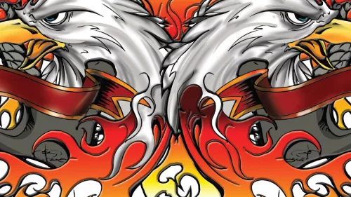 Nexgen Skins 3D hatással iMac 27"-hez (Iron Eagle 3D)