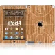 Nexgen Skins 3D hatással iPad 2/3/4 készülékhez (Hardwood Classic 3D)