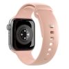 PURO ICON - Elastic okosóraszíj Apple Watch 38/40/41 mm (S/M & M/L) (Dusty Pink)