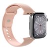 PURO ICON - Elastic okosóraszíj Apple Watch 38/40/41 mm (S/M & M/L) (Dusty Pink)