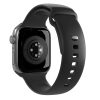 PURO ICON - Elastic okosóraszíj Apple Watch 42/44/45/49 mm (S/M & M/L) fekete