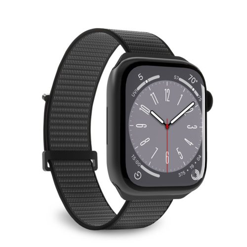 PURO Nylon Sport – Apple Watch szíj 42/44/45/49 mm (fekete)