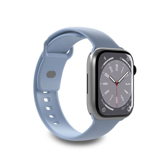 PURO ICON - Elastic okosóraszíj Apple Watch 38/40/41 mm (S/M & M/L) (Powder Blue)