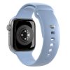 PURO ICON - Elastic okosóraszíj Apple Watch 38/40/41 mm (S/M & M/L) (Powder Blue)