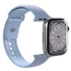 PURO ICON - Elastic okosóraszíj Apple Watch 38/40/41 mm (S/M & M/L) (Powder Blue)