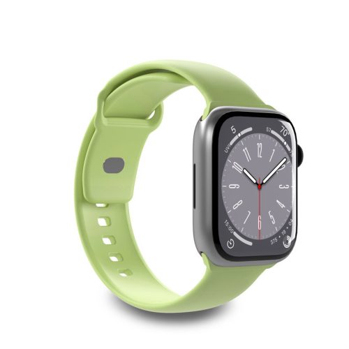 PURO ICON - Elastic okosóraszíj Apple Watch 42/44/45/49 mm (S/M & M/L) (Matcha Green)