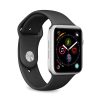 PURO ICON – Rugalmas sportszíj Apple Watchhoz, 42/44/45 mm (S/M & M/L) (fekete)