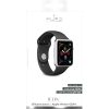 PURO ICON – Rugalmas sportszíj Apple Watchhoz, 42/44/45 mm (S/M & M/L) (fekete)