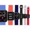 PURO ICON – elasztikus sportszíj Apple Watchhoz, 42/44/45 mm (S/M & M/L) (tengerkék)