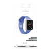 PURO ICON – Rugalmas sportszíj Apple Watchhoz, 42/44/45 mm (S/M & M/L) (kék)