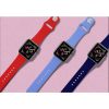 PURO ICON – Rugalmas sportszíj Apple Watchhoz, 42/44/45 mm (S/M & M/L) (kék)