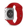 PURO ICON – Rugalmas sportszíj Apple Watchhoz, 42/44/45 mm (S/M & M/L) (piros)