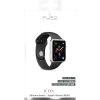 PURO ICON – elasztikus sportszíj Apple Watchhoz 38/40/41 mm (S/M & M/L) (fekete)