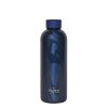 Puro Hot & Cold - 500 ml-es rozsdamentes acél termopalack (Optic - Stripe Dark Blue)