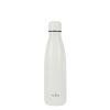 PURO ICON - 500 ml-es rozsdamentes termopalack (fehér) (porbevonat)