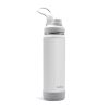 PURO Outdoor - 750 ml-es rozsdamentes acél termopalack (világosszürke)