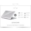 PURO Clip On - Macbook Air 13"-os tok (M1 2021/2020/2018) (átlátszó)