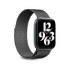 Puro Milanese mágnesszalag – rozsdamentes acél szíj Apple Watchhoz 38/40/41 mm (fekete)