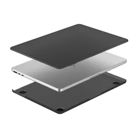   Hardshell tok tok MacBook Airhez 13,6" (M2, 2022) (pontos/fekete)