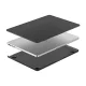 Hardshell tok tok MacBook Airhez 13,6" (M2, 2022) (pontos/fekete)