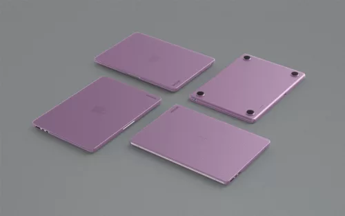 Hardshell tok tok MacBook Airhez 13,6" (M2, 2022) (Dots/Ice Pink)