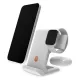 STM ChargeTree Go 3-in-1 vezeték nélküli töltőállomás Phone, AirPods, Apple Watch - fehér