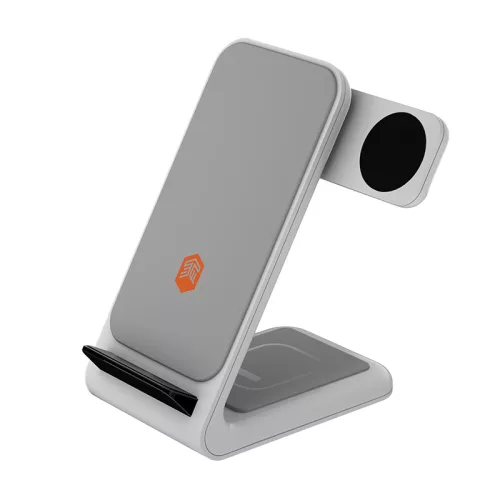 STM ChargeTree Swing 3-in-1 vezeték nélküli töltőállomás Phone, AirPods, Apple Watch - fehér
