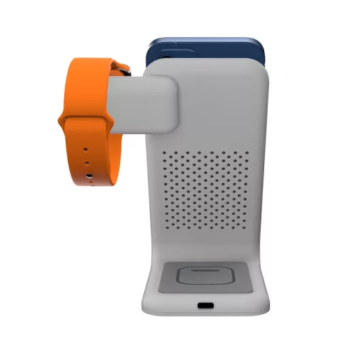 STM ChargeTree Swing 3-in-1 vezeték nélküli töltőállomás Phone, AirPods, Apple Watch - fehér