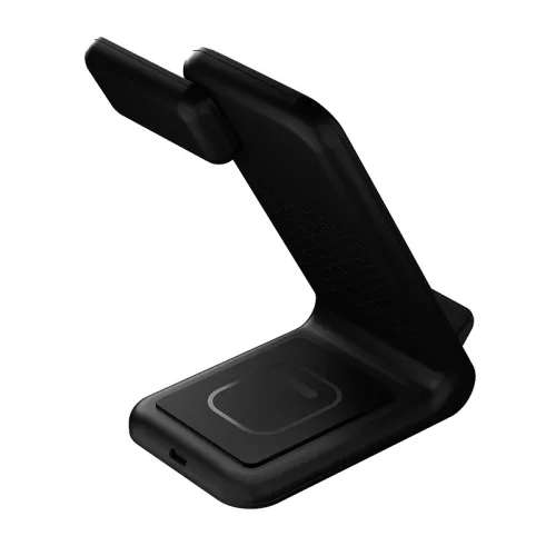 STM ChargeTree Swing 3-in-1 vezeték nélküli töltőállomás Phone, AirPods, Apple Watch - fekete