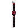 Disney Minnie Mouse - okosóraszíj Apple Watch 38/40/41/42/44/45/49 mm (Polka Noir)