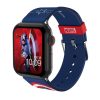 MARVEL - okosóraszíj Apple Watch 38/40/41/42/44/45/49 mm (Captain America Insignia)