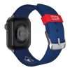 MARVEL - okosóraszíj Apple Watch 38/40/41/42/44/45/49 mm (Captain America Insignia)