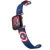 MARVEL - okosóraszíj Apple Watch 38/40/41/42/44/45/49 mm (Captain America Insignia)