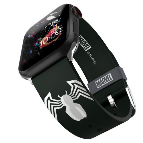 MARVEL - okosóraszíj Apple Watch 38/40/41/42/44/45/49 mm (Venom Insignia)