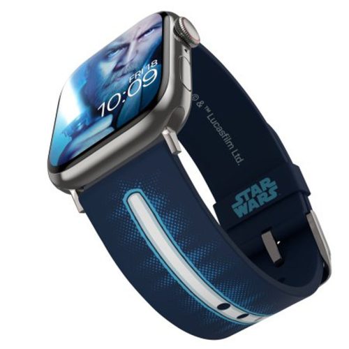 Star Wars - okosóraszíj Apple Watch 38/40/41/42/44/45/49 mm (Obi-Wan Kenobi Lightsaber)