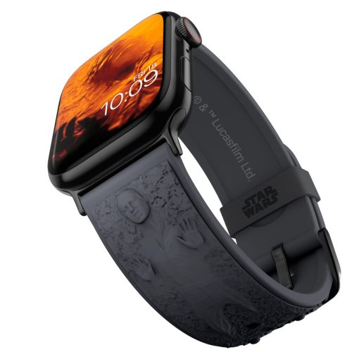 Star Wars - okosóraszíj Apple Watch 38/40/41/42/44/45/49 mm (Han Solo Carbonite 3D)