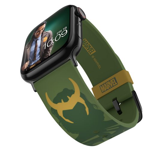 MARVEL - okosóraszíj Apple Watch 38/40/41/42/44/45/49 mm (Trickster Loki)